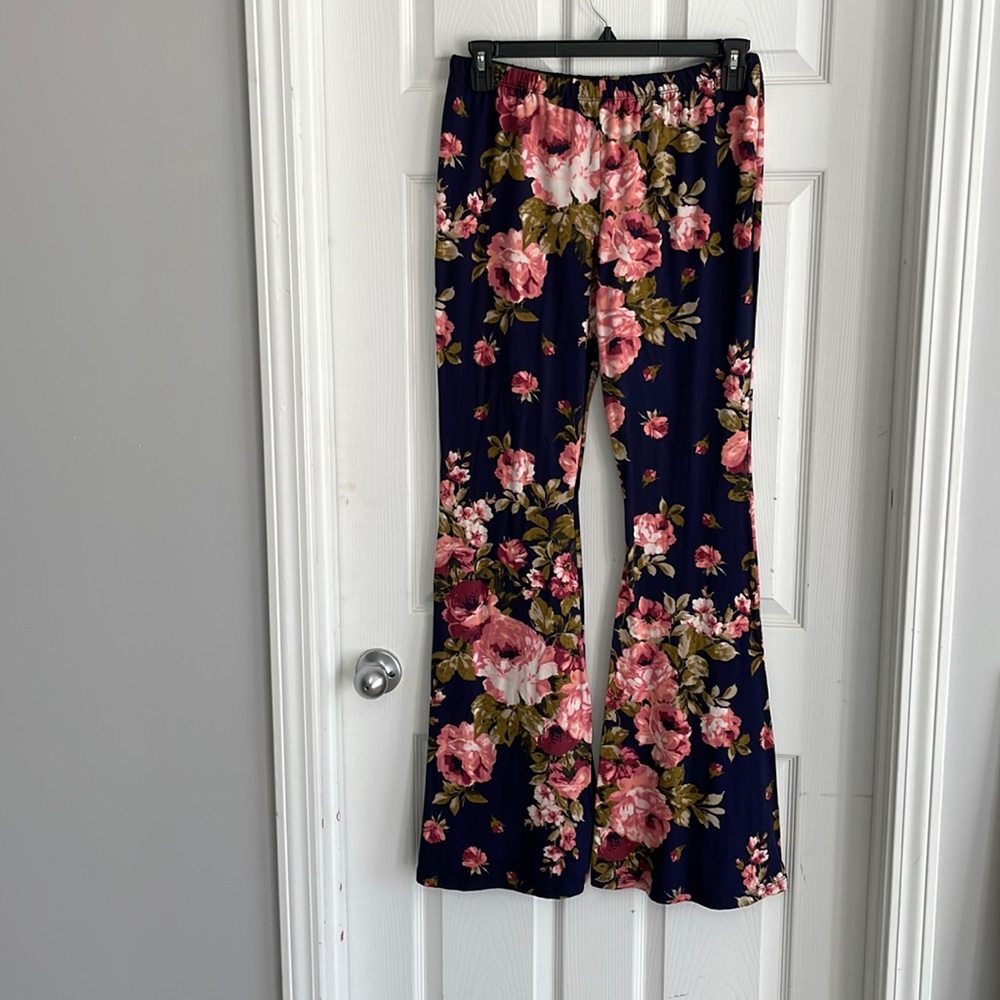 Floral Flared Leggings